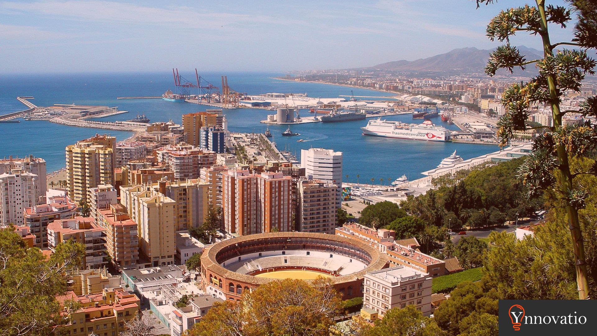 Agencia SEO en Málaga. Vista desde el parador de Gibralfaro